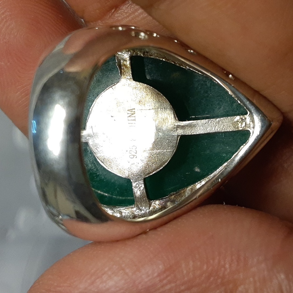 ❤SOLD❤925 Interchangeable magnetic Genuine Gemstones Ring. - Picture 12 of 17